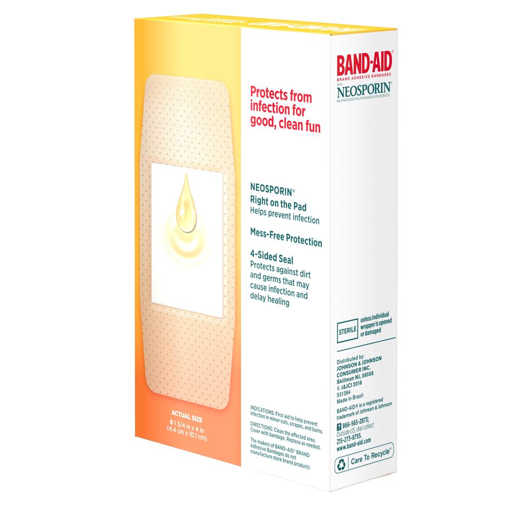 BAND-AID® Brand INFECTION DEFENSE™ Antibiotic Bandages image 2