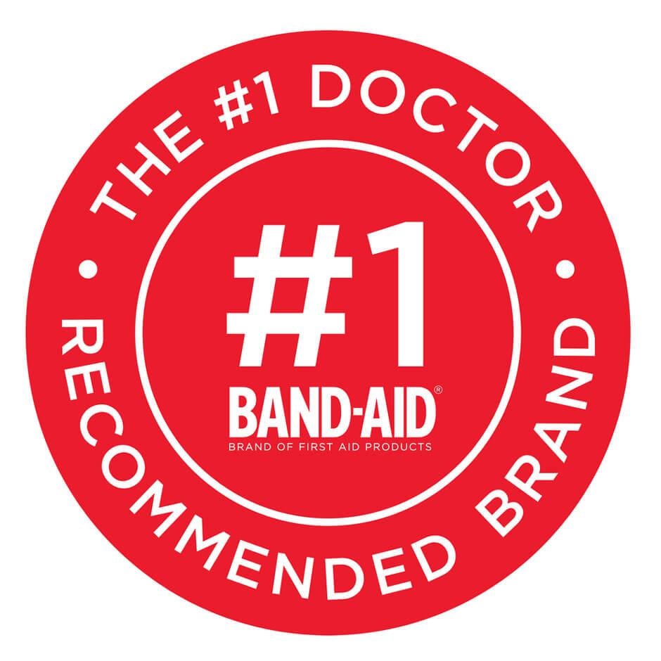 Band-Aid Brand of First Aid Products is the #1 Doctor-Recommended Brand