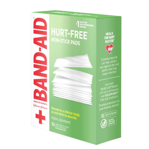 BAND-AID® Brand  HURT-FREE® Non-stick Pads