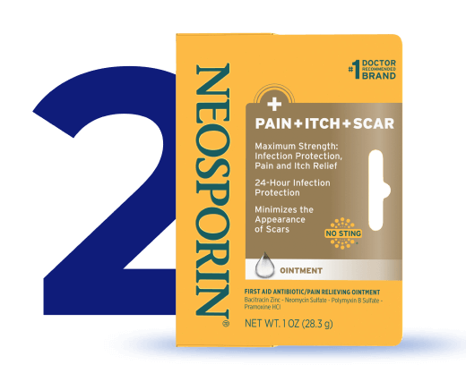 Step 2 is to apply an ointment for infection protection, like NEOSPORIN